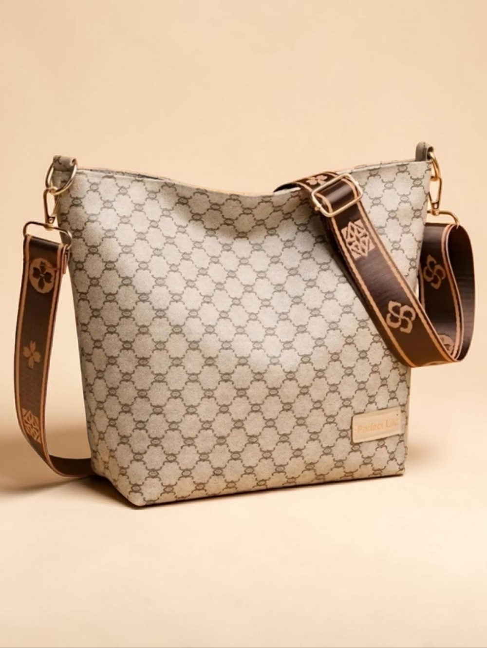 Classy Logo Shoulder Bag